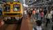Commuters alight from a suburban train at the Chhatrapati Shivaji Maharaj Terminus railway station in Mumbai Commuters alight from a suburban train at the Chhatrapati Shivaji Maharaj Terminus railway station in Mumbai