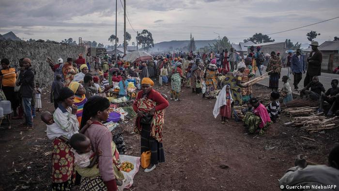 Kongo I Kanyaruchinya: Lager für Binnenvertriebene (Foto: Guerchom Ndebo / AFP)