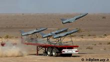 Iranische Drohnen bei Militärübung. Shahed 136, Shahed 131
