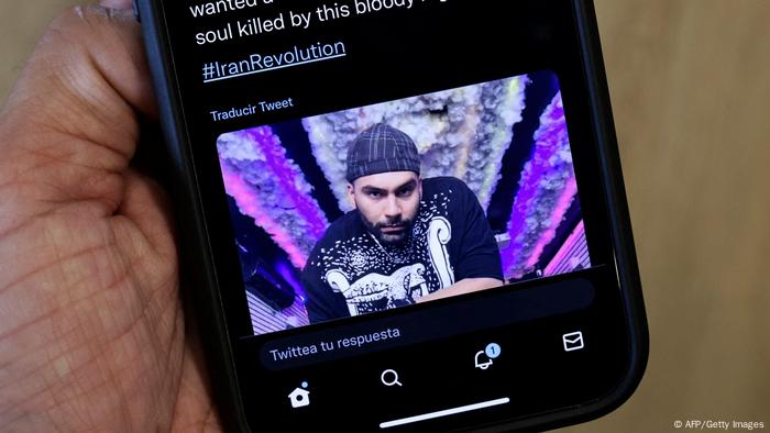 Foto von Mohsen Shekari auf einem Smartphone
