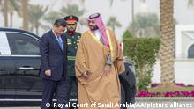 Chinas Xi Jinping trifft saudischen Kronprinz Mohammed bin Salman