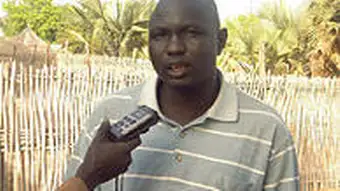 01.2011 DW-AKADEMIE Medienentwicklung Nah-/Mittelost Suedsudan Interview Radiodirektor 98FM James Magok Chilim
