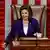 Outgoing House Democratic Speaker Nancy Pelosi in the House chamber