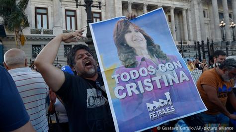 Manifestación de apoyo a Cristina Fernández de Kirchner en Buenos Aires. (2022).