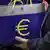 A bag with a euro sign