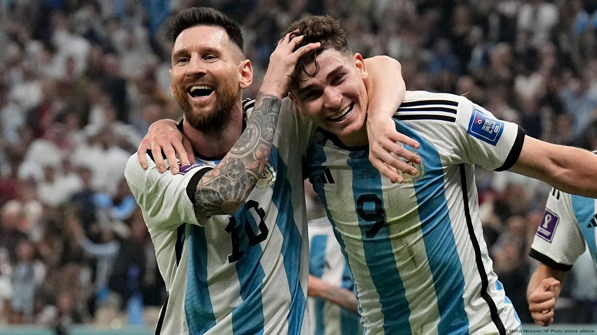 Argentina into the FIFA World Cup final Messi created a record