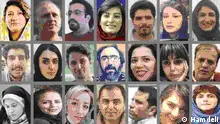 Iranische Journalist:innen, die während der Proteste 2022 verhaftet wurden 