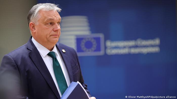 EU-Gipfel l Viktor Orban, Ministerpräsident von Ungarn, in Brüssel