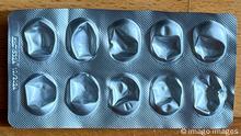 Empty drugs on Aug 14, 2022 in Pfaffenhofen, Germany. 