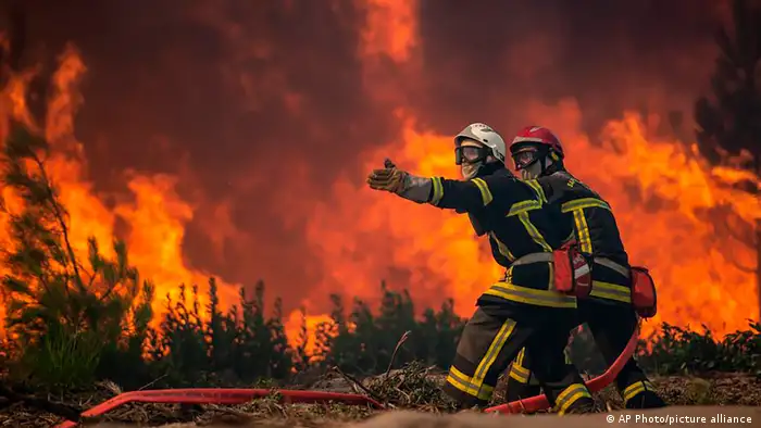 Bilder des Jahres 2022 | Frankreich Hitze Waldbrände