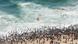 A view of beachgoers on a Durban beach on January 1, 2022 A view of beachgoers on a Durban beach on January 1, 2022