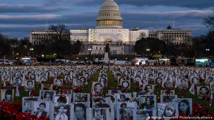 Gedenkveranstaltung vor dem Capitol in Washington, D.C. 
