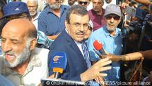 September 19, 2022, Tunis, Tunisia: Ali Larayedh vice-president of the Ennahdha Islamic party movement, former Minister of the Interior arrived in front of the premises of the National Unit for Research into Terrorist Crimes and Organized Crime Affecting the Integrity of the Territory following the summons of the latter. ci, in Bouchoucha, around 10:00 a.m., said Samir Dilou, a member of the defense collective..According to Noureddine Bhiri, the security forces prohibited defense lawyers from accompanying their client. ÃTo claim the mandate of representation from a lawyer on the public highway is an attack on the right of defense. (Credit Image: © Chokri Mahjoub/ZUMA Press Wire
