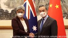 澳外长在北京：愿促两国明智地处理分歧
