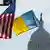 Прапори України та США у Вашингтоні 