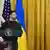 烏克蘭總統澤連斯基訪問美國，週三與美國總統拜登舉行聯合記者會