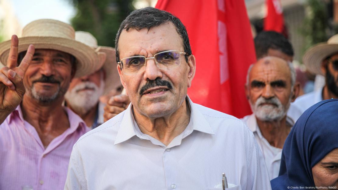 Tunisia's former Prime Minister Ali Larayedh was sent to prison on Monday in a move that observers call a chilling message to the opposition