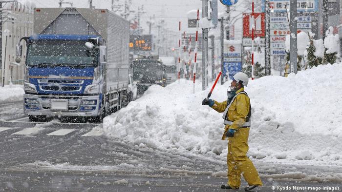Japan Schneesturm Blizzard