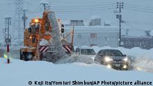 Mehrere Todesopfer bei schweren Schneefällen in Japan