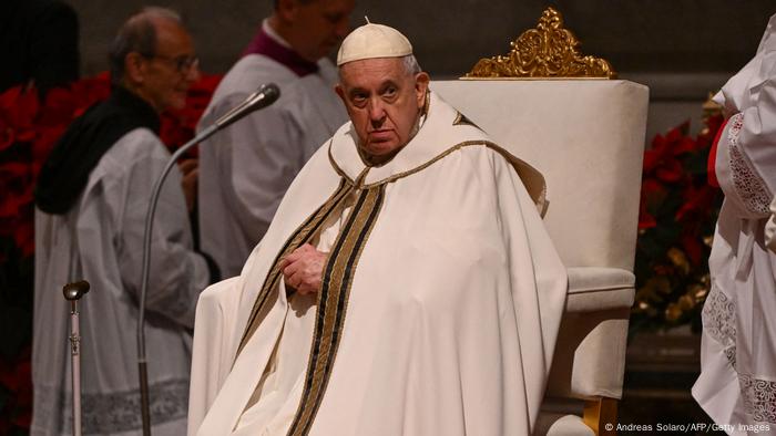 Vatikan Christmette Papst Franziskus