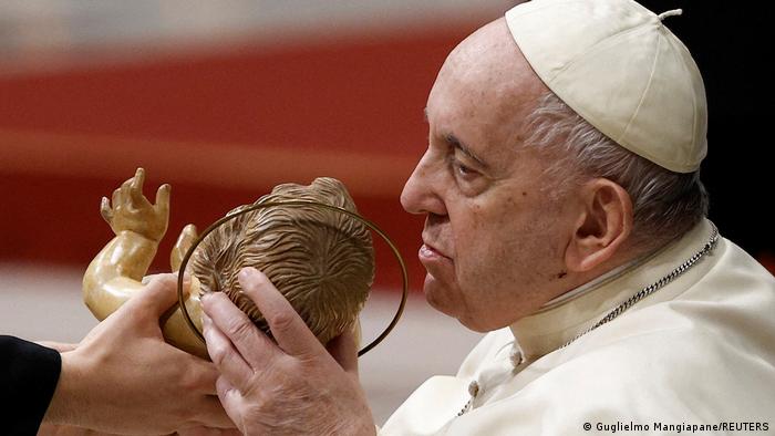 Vatikan Papst Franziskus Weihnachtsmesse