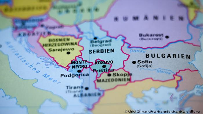 Карта на Балканите