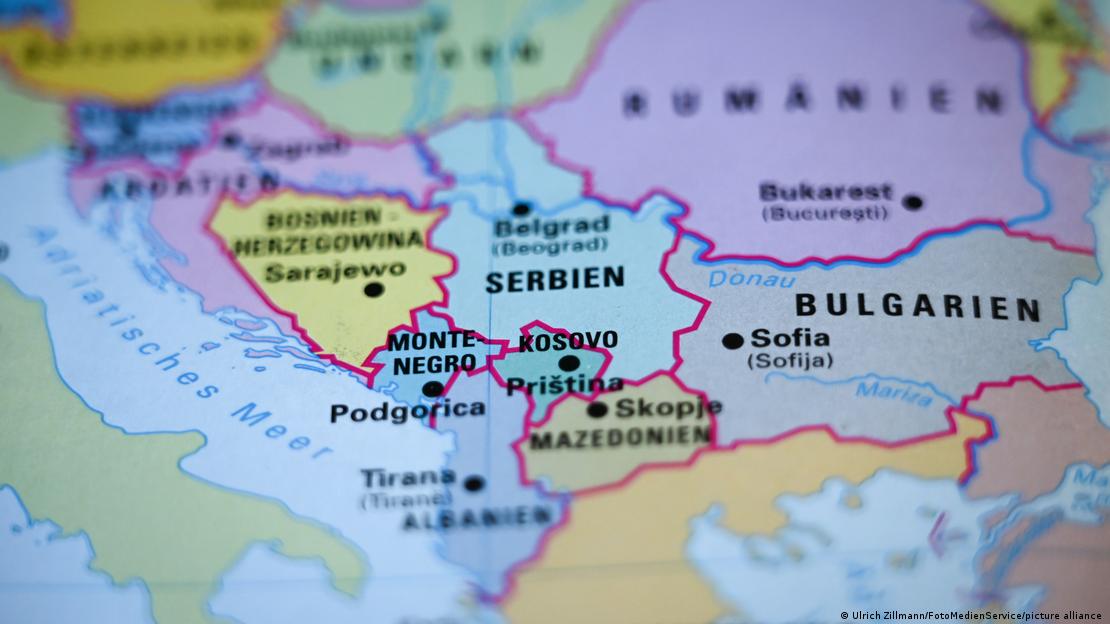 Χάρτης των Δυτικών Βαλκανίων