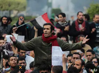 开罗解放广场的一个镜头