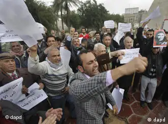 参加反政府示威的埃及民众