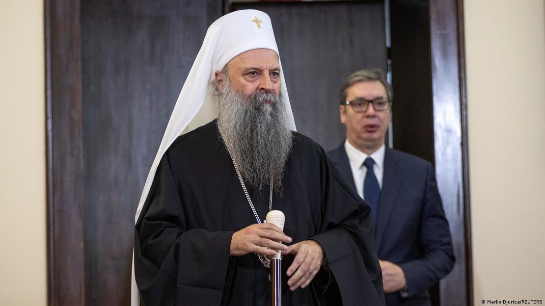 Patrijarh SPC Porfirije Perić i predsjednik Srbije Aleksandar Vučić (fotografija iz decembra 2022.)