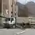 Trucks forming a roadblock near Mitrovica