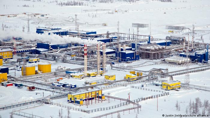 In der Gasfabrik Achimgaz im russischen Nowy Urengoi haben BASF und Wintershall Dea bislang gearbeitet