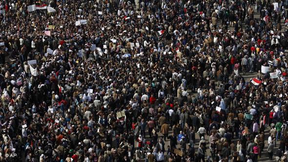 Entwicklung der Unruhen in Ägypten Flash-Galerie