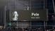 Pele and the date of his birth in a big screen Pele and the date of his birth in a big screen