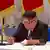 Kim Jong Un presides over a party meeting in Pyongyang 