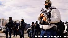 Security forces arrive to the Cereso number 3 state prison after unknown assailants entered the prison and freed several inmates, resulting in injuries and deaths, according to local media, in Ciudad Juarez, Mexico January 1, 2023. REUTERS /Jose Luis Gonzalez 