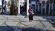 A Tunisian woman is pictured next to a tram station in the capital Tunis, on January 2, 2023, after a strike by the public transport employees. A Tunisian woman is pictured next to a tram station in the capital Tunis, on January 2, 2023, after a strike by the public transport employees.