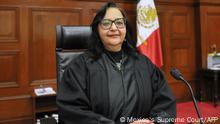 02.01.2023
Handout picture released by Mexico's Supreme Court showing Supreme Court President Norma Lucia Pina posing for a picture at the Supreme Court in Mexico City after being elected to preside the country's top court on January 2, 2023. - A woman will head Mexico's Supreme Court for the first time after Pina was elected president on Monday amid controversy over plagiarism allegations against a rival candidate. The 63-year-old constitutional law specialist welcomed the opportunity to break what seemed like an inaccessible glass ceiling. (Photo by Mexico's Supreme Court / AFP) / RESTRICTED TO EDITORIAL USE - MANDATORY CREDIT AFP PHOTO / MEXICO'S SUPREME COURT - NO MARKETING NO ADVERTISING CAMPAIGNS - DISTRIBUTED AS A SERVICE TO CLIENTS