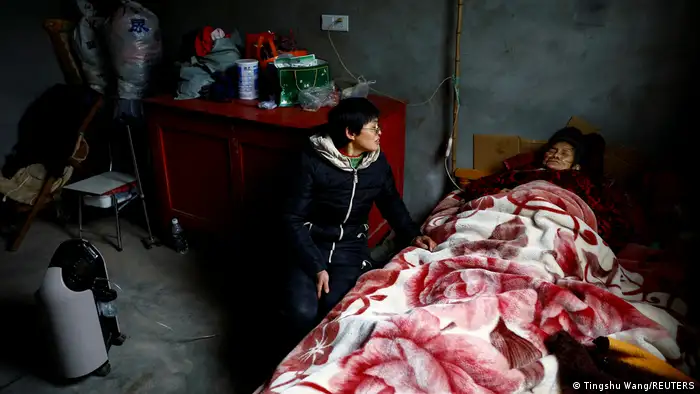 BG China Coronavirus | Patientin Liao Xiaofeng in Lezhi