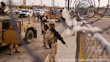 1.1.2023, Ciudad Juarez, Mexico, Members of the Mexican Army arrive at Cereso number 3 state prison after unknown assailants entered the prison and freed several inmates, resulting in injuries and deaths, according to local media, in Ciudad Juarez, Mexico January 1, 2023. REUTERS /Jose Luis Gonzalez 