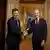 German Vice Chancellor Robert Habeck shaking hands with Norwegian Prime Minister Jonas Gahr Store