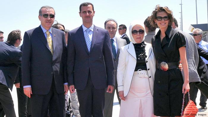 Erdogan i Asad sa suprugama u turskom Bodrumu (fotografija iz 2008. godine)