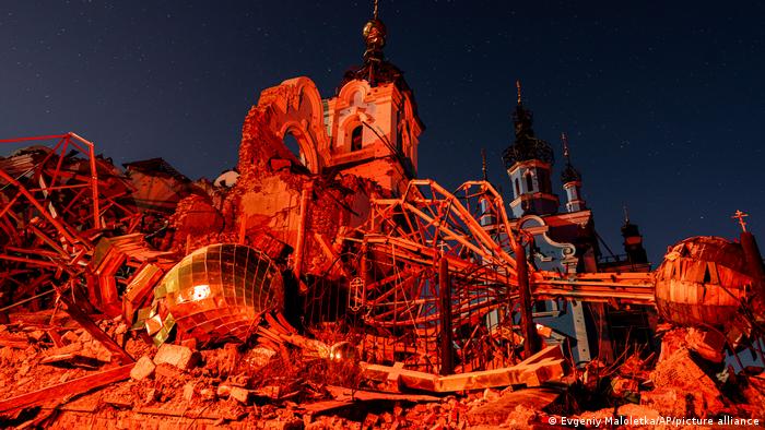 Ukraine Bogorodychne | Zerstörung Orthodoxe Kirche