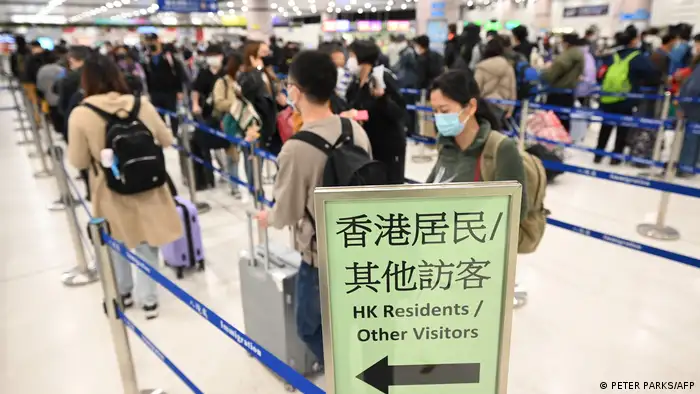 今年1月8日有限制通关开始后，香港内地过境者大增