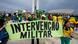 Protesters demand military intervention on placards Protesters demand military intervention on placards