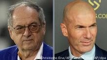 Remueven a federativo francés que desdeñó a Zinedine Zidane