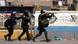 Foto de policías durante las protestas en Juliaca Foto de policías durante las protestas en Juliaca