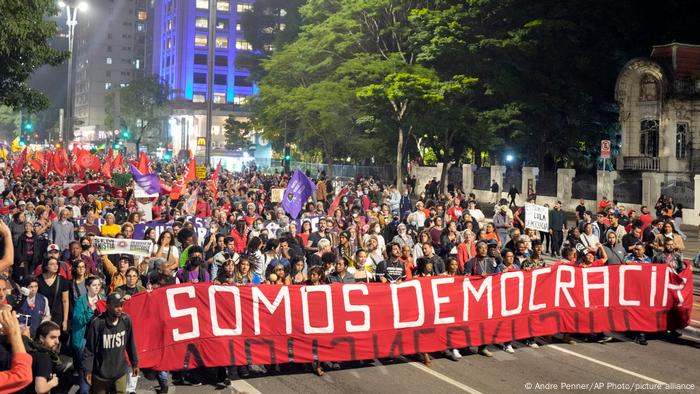 Brasilien Sao Paulo | Pro-Demokratie Proteste 