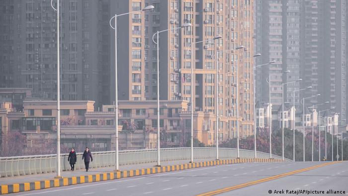 Confinamiento en Wuhan.