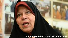 TEHRAN, IRAN - JANUARY 11: Faezeh Hashemi, Iran's former president Rafsanjani's daughter, speaks during an exclusive interview in Tehran, Iran on January 11, 2019. Fatemeh Bahrami / Anadolu Agency